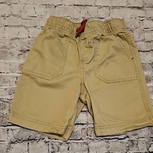 Wonder Nation Kids Beige Shorts with Drawstring Size 5t